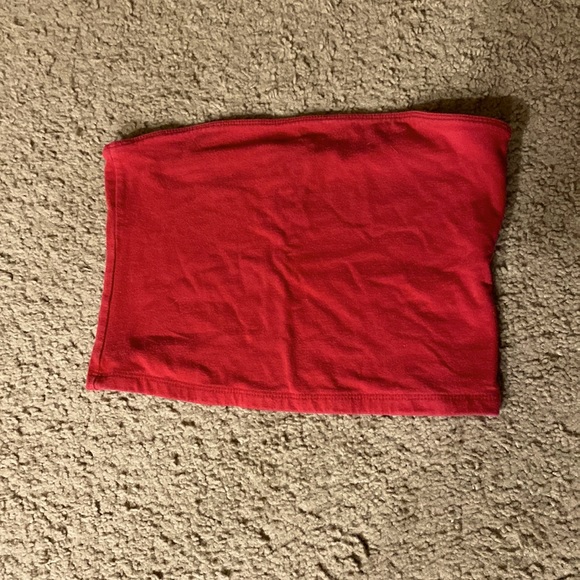 Red Hollister Tube Top - Picture 1 of 2